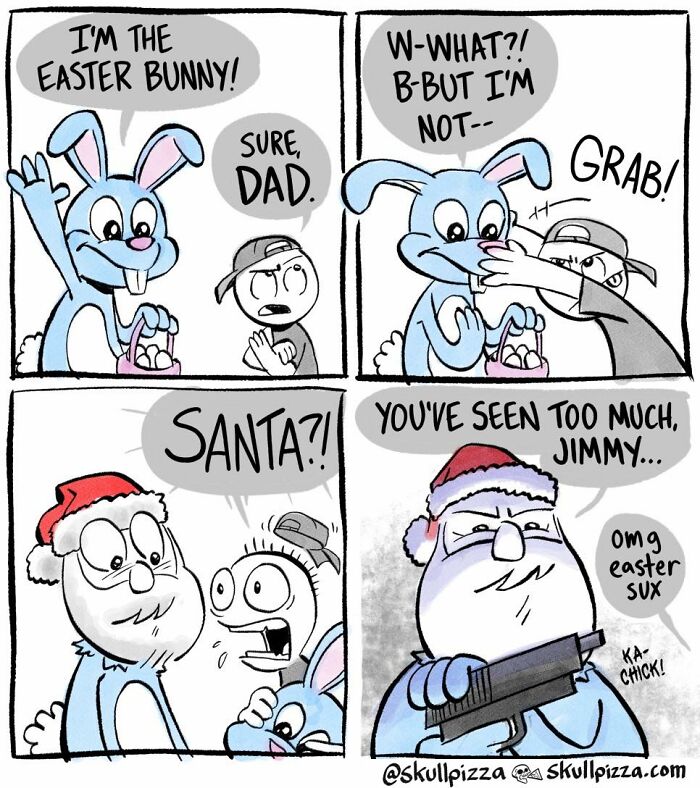 Let’s Dive Into These Hilariously Creepy Skull Pizza Comics!