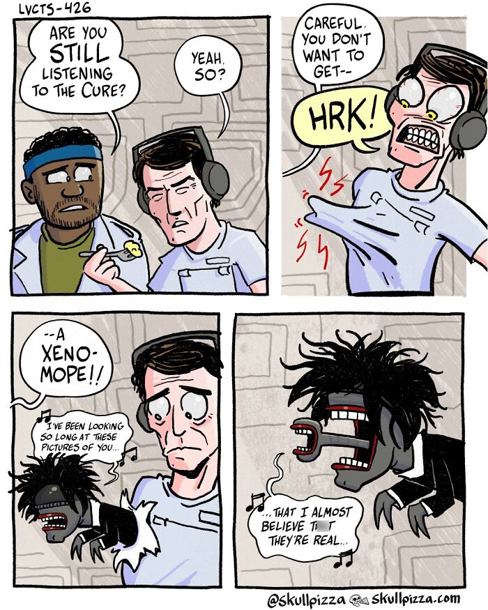 Let’s Dive Into These Hilariously Creepy Skull Pizza Comics!