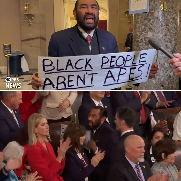 That One Time a Democrat Held Up "Black People Aren't Apes" Sign and Got Booted