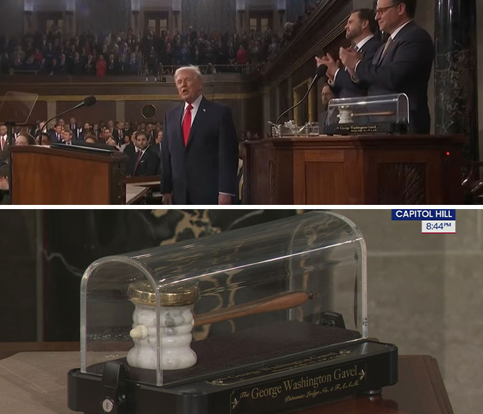 Mike Johnson Pulls Out George Washington’s Marble Gavel Like a History Boss