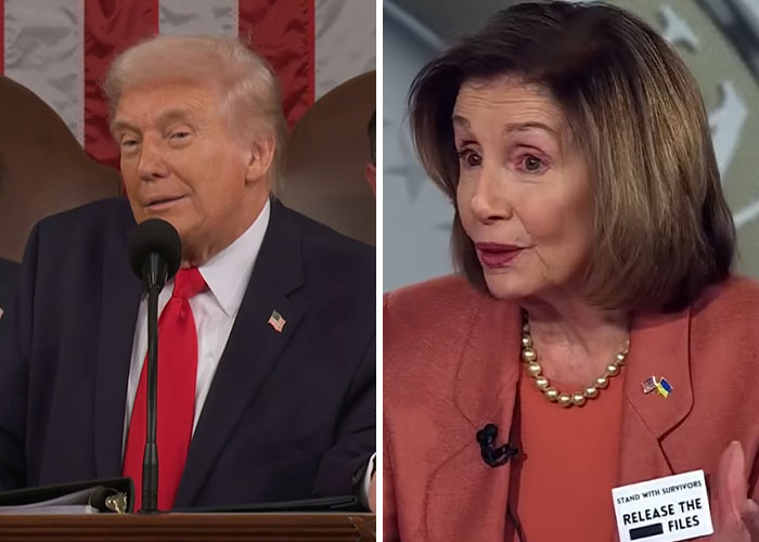 Trump Cracks a Joke About Nancy Pelosi and Insider Trading, Chamber Freaks Out