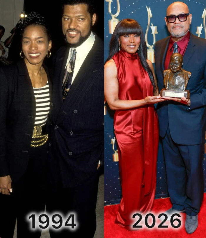 Angela Bassett and Laurence Fishburne: Then vs Now