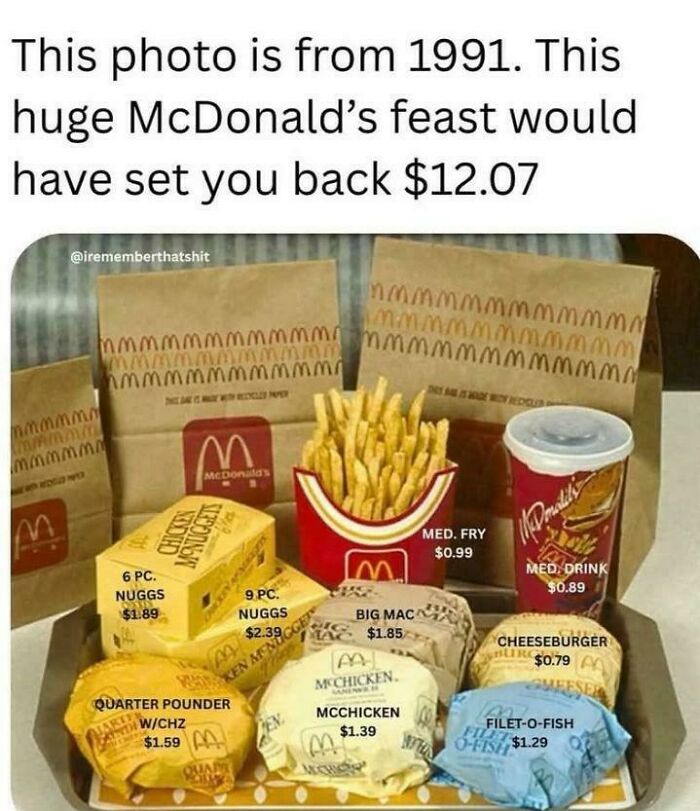 Back Then, $12.07 Was Basically a Fortune!