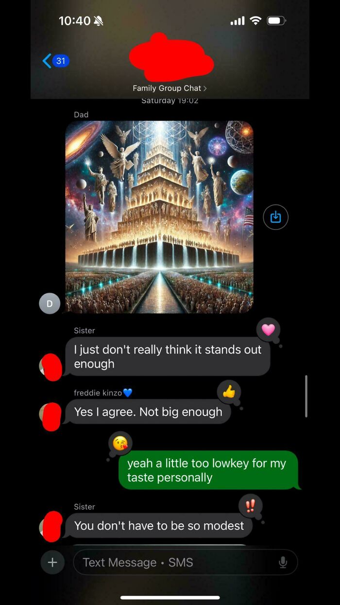 Dad Dreams Big About His Future Grave