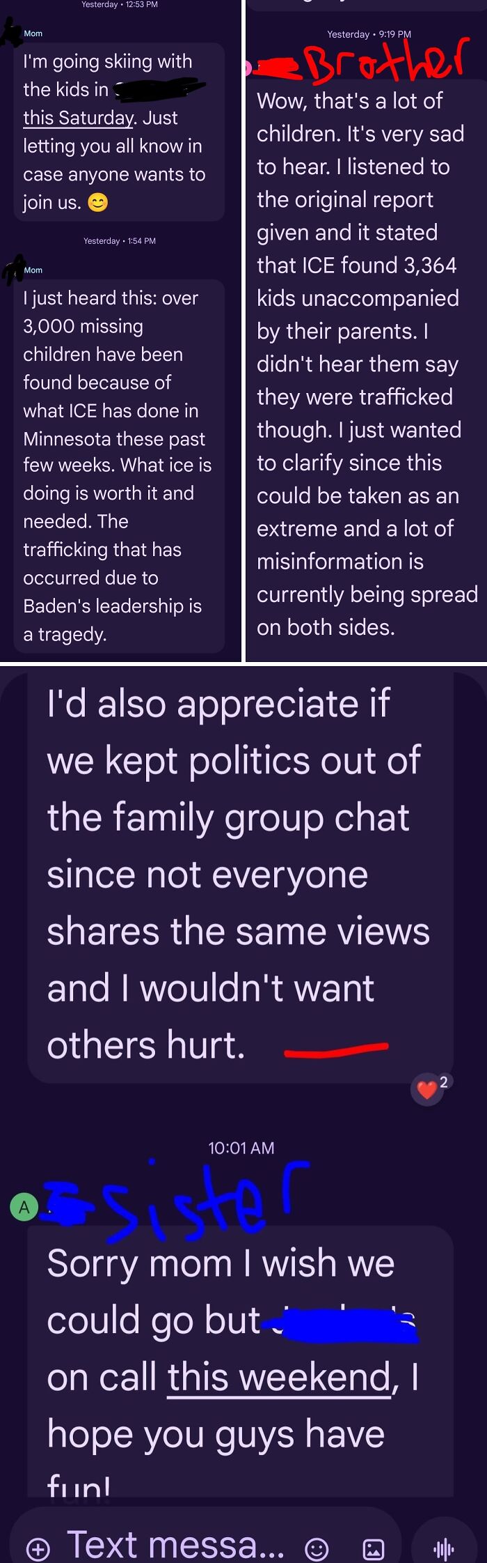 Magical Maga Mom In Family Chat