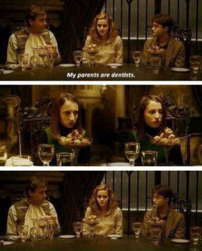 Hermione Says “My Parents Are Dentists” And Everyone’s WTF Because It’s British Humor