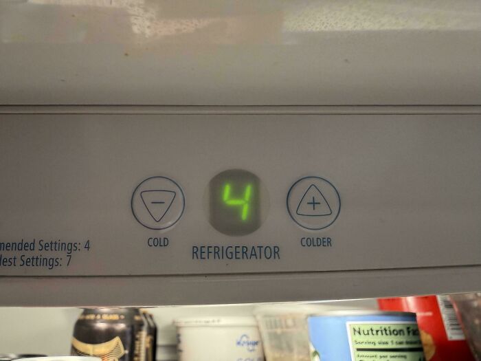 Fridge Temperature Buttons That Keep You Guessing