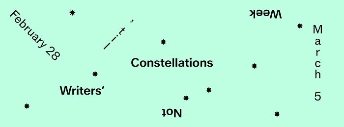 Promo For Writers' Festival That’s More Confusing Than Inspiring