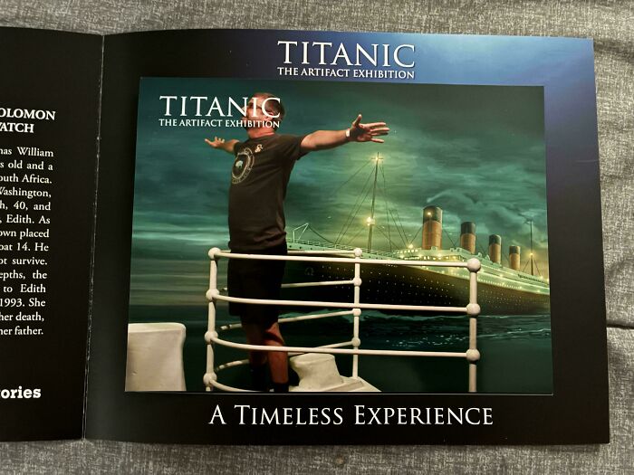 Family Took Me To Titanic Exhibit For My Bday. Thanks?