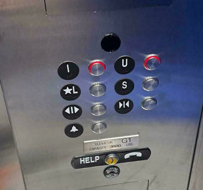 New Parking Garage Elevator: Confusing Edition