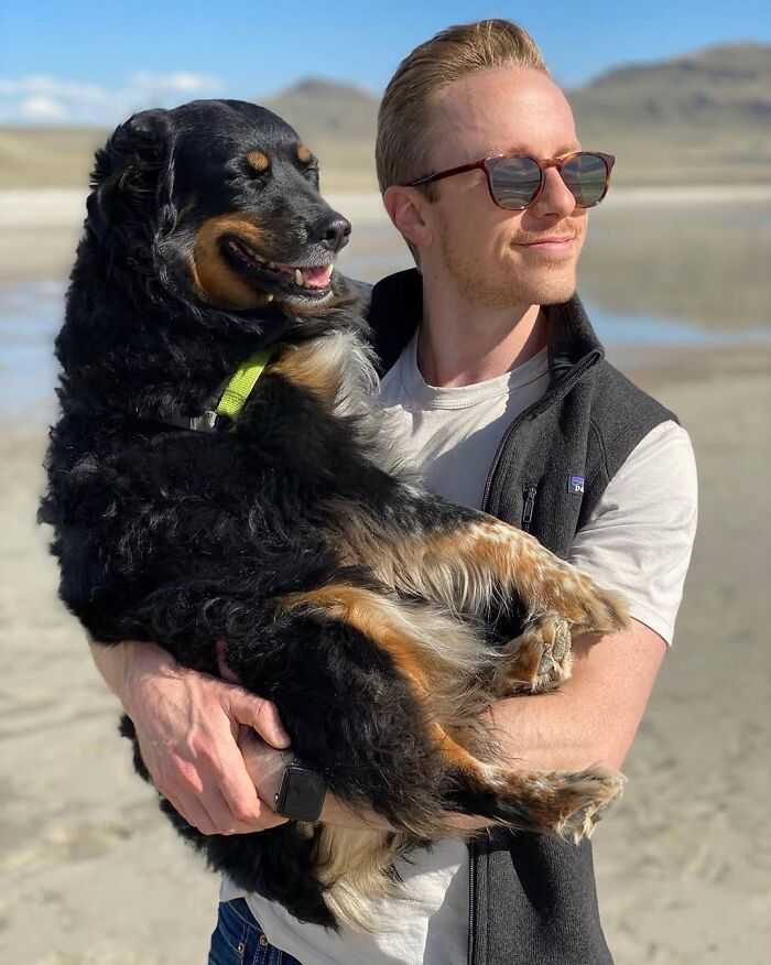 These 49 Pics Of Guys With Their Dogs Are Basically Internet Gold