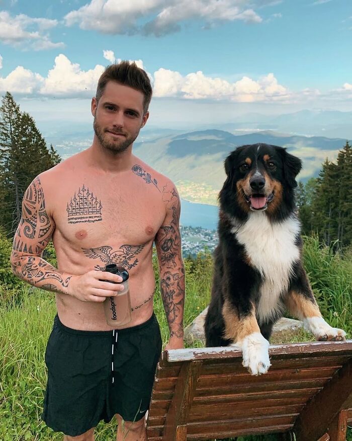 These 49 Pics Of Guys With Their Dogs Are Basically Internet Gold