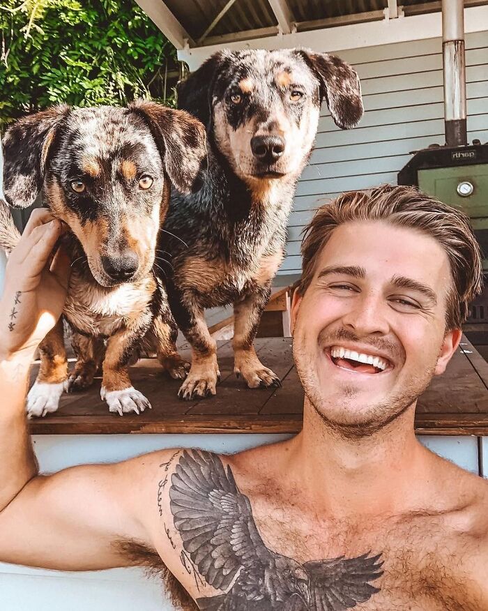 These 49 Pics Of Guys With Their Dogs Are Basically Internet Gold