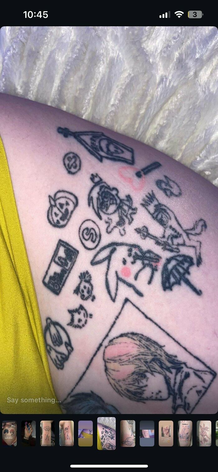 Sister Practiced Tattooing on Me at 17