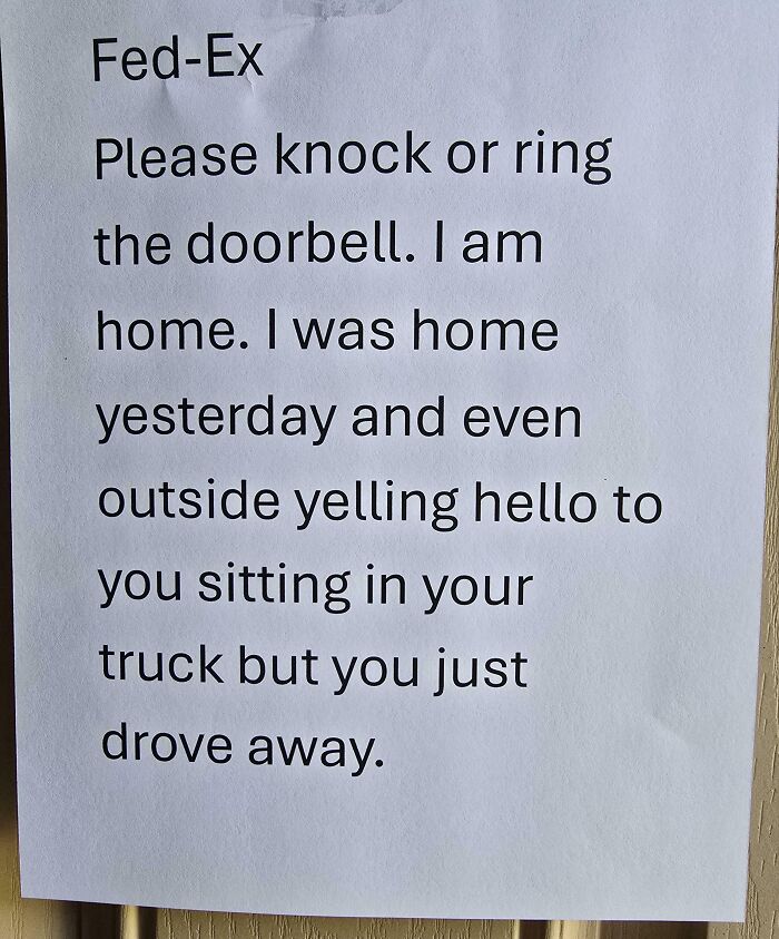 Delivery Drama: No Knock, No Ring, Just Drop & Dash