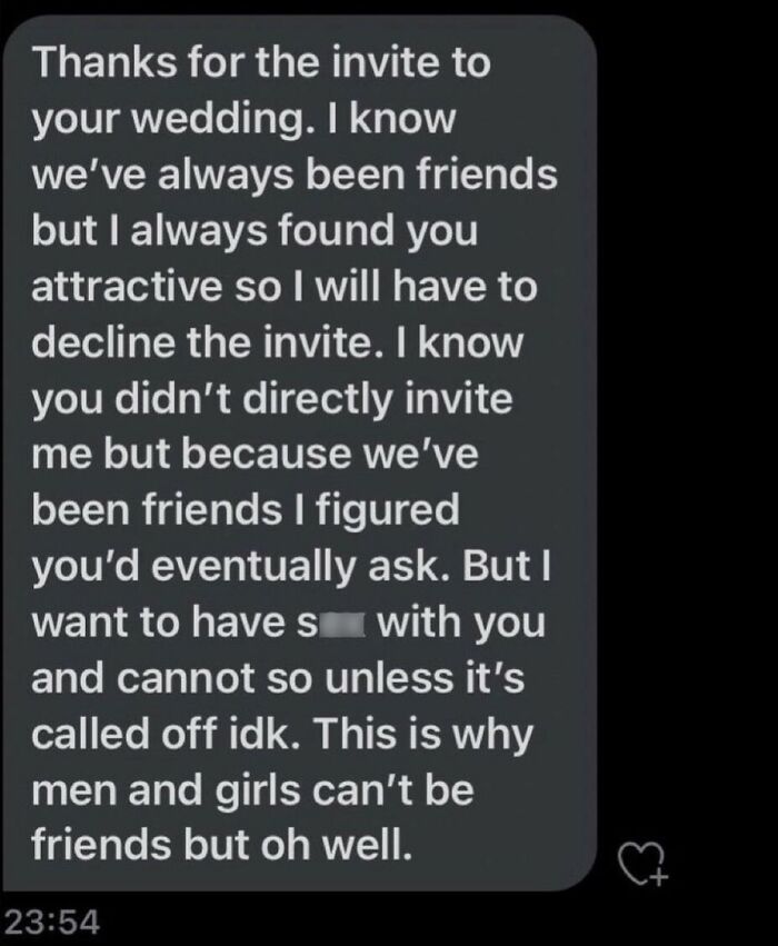 Entitled Guy While His Friend Is Getting Married. Smooth.