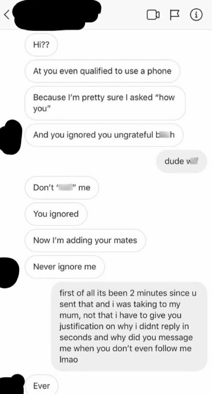 This Guy Can’t Handle Being Ignored. Spoiler: We Don’t Care.