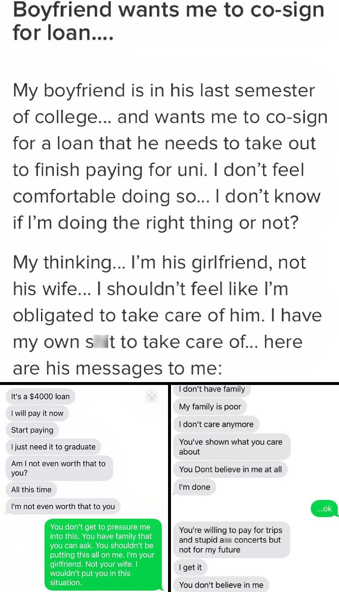 Boyfriend Thinks Girlfriend Should Pay For His Future (Even Though She’s Already Paying For Everything)
