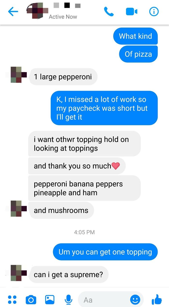 My Unemployed Brother Wants Me To Order Him A Pizza Because... Entitlement?