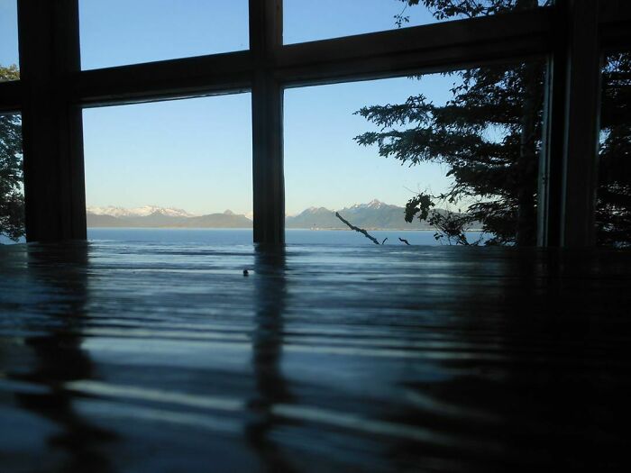 Wood Table Lighting Made Alaska’s Bay Literally Pour Into My Cabin