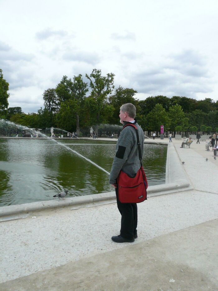 Just Couldn't Hold It At The Tuileries, Paris