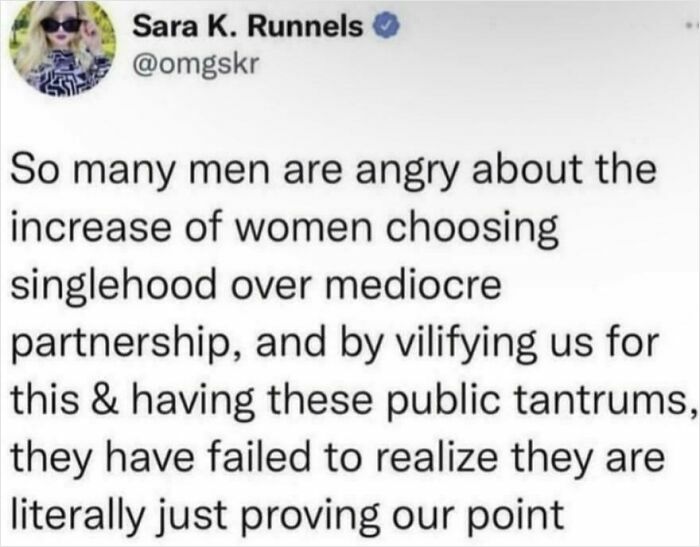 I Do Applaud Women Wanting Better Partnerships