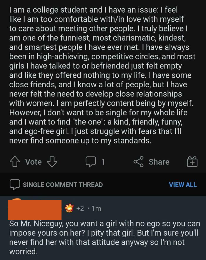 Too Amazing For Any Woman? Yawn, Really?