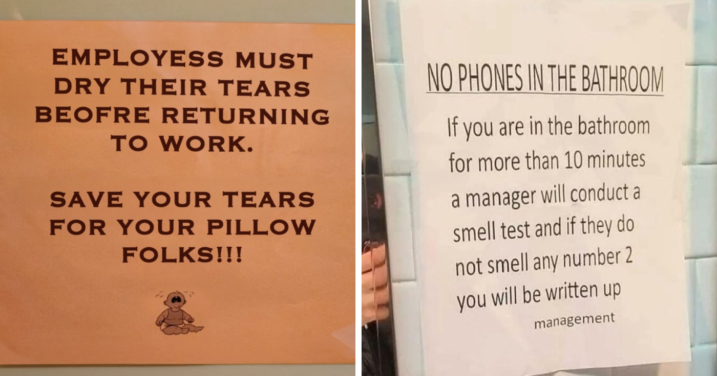 Workplace Signs That Were So Weird We Had To Share Them