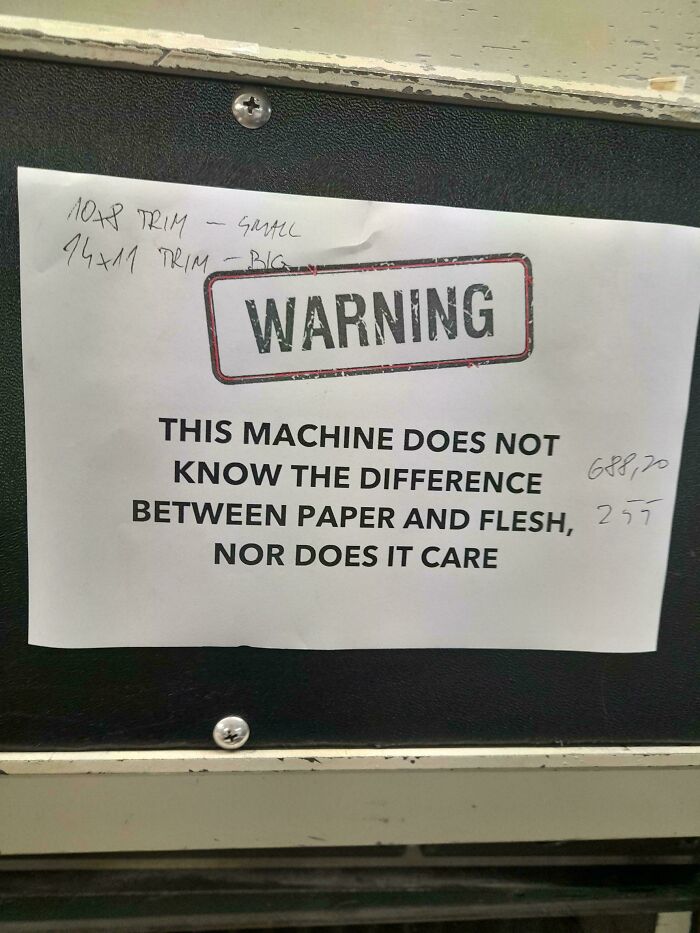 This Sign at Work Made Us Scratch Our Heads