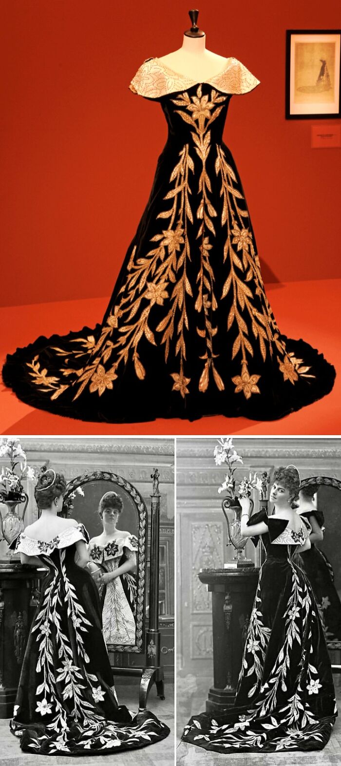 The Fabulous ‘Lily’ Evening Gown from 1896 — Worth’s Masterpiece