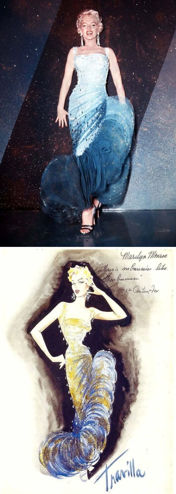 Marilyn Monroe’s Satin and Tulle Gown, 1954 — Classic Hollywood