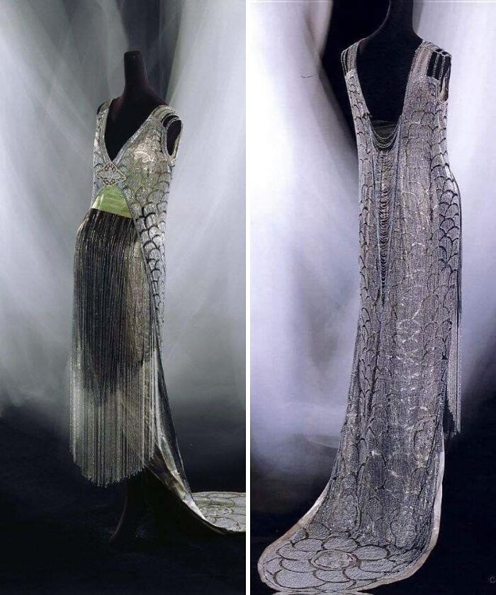 Elegant Evening Dress by Gustave Beer, 1919 — Vintage Chic