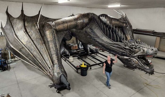 A 55ft Drogon Replica That Literally Breathes Fire