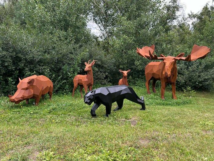 Forest Animals Made of Metal That’ll Make You Do a Double Take