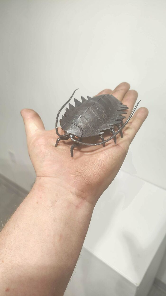 Hand Forged Tiny Isopod – Small but Impressive