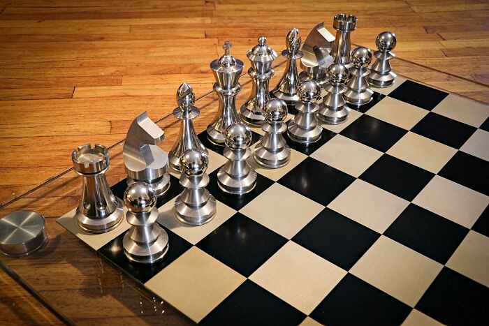 Chess Set Made Out of Metal – Checkmate!