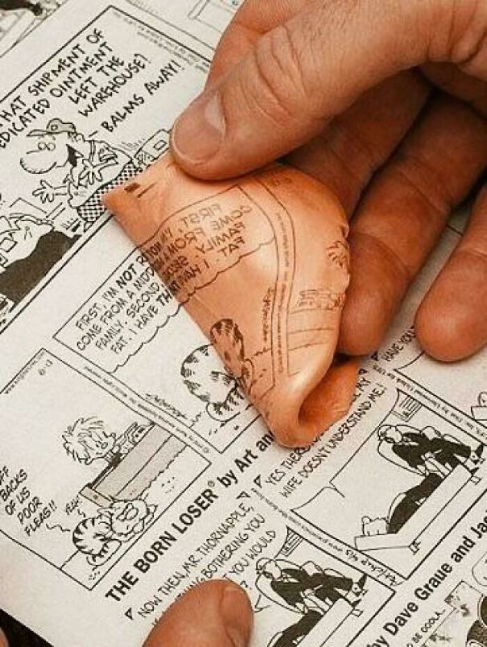 Newspapers and Silly Putty? Classic Combo!