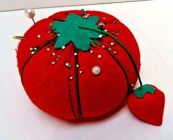 Who Had This Tomato Pincushion?