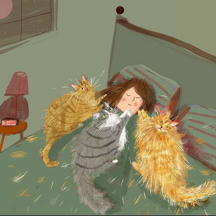 Wait, They Actually Put Cats in All This Fancy Art? Here Are 47 Totally Hilarious Classics