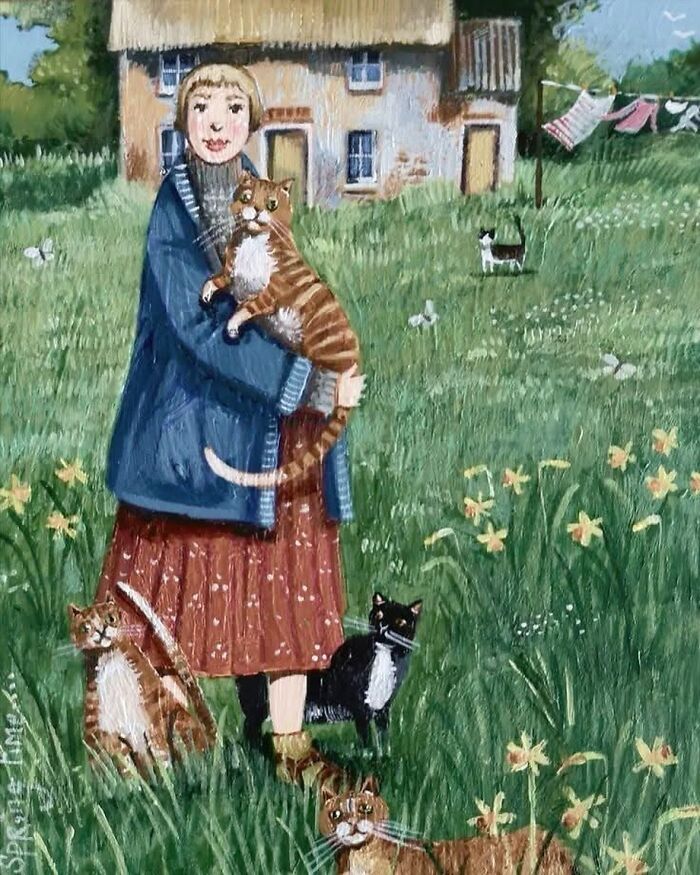 Wait, They Actually Put Cats in All This Fancy Art? Here Are 47 Totally Hilarious Classics