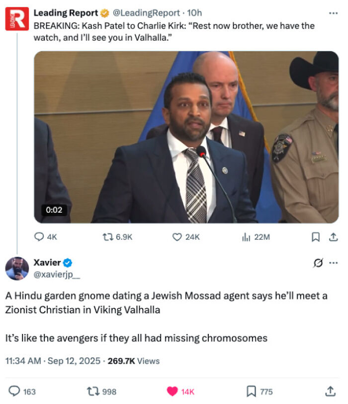 Technically, The Truth: "A Hindu Garden Gnome Dating A Jewish Mossad Agent Says He’ll Meet A Zionist Christian In Viking Valhalla"