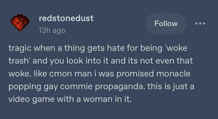 Monocle Popping Gay Commie Propaganda