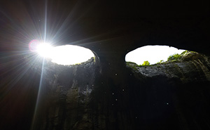 Wait Till You See The Cave With Giant “Eyes” Staring At The Sky!