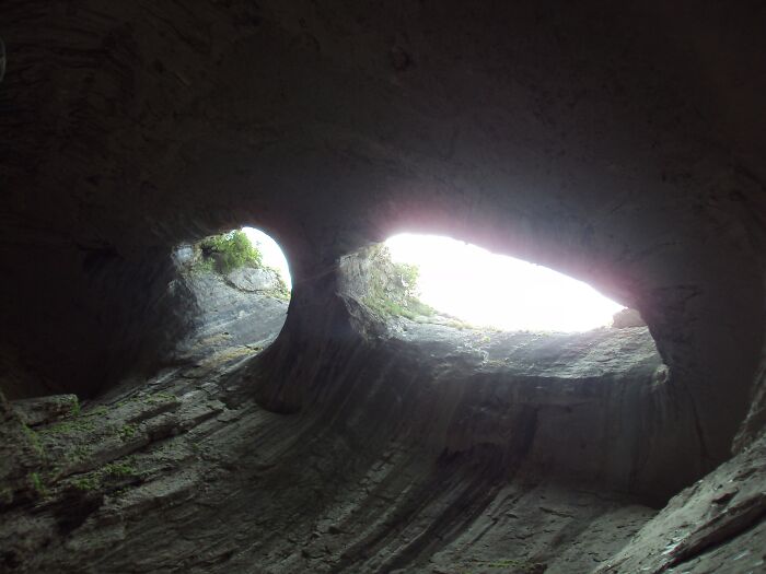 Wait Till You See The Cave With Giant “Eyes” Staring At The Sky!