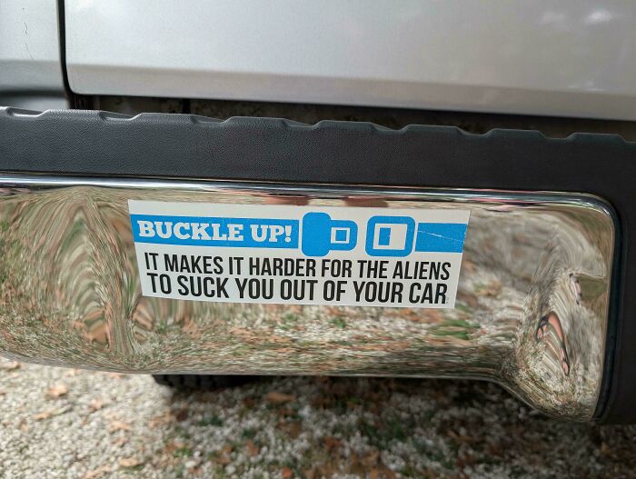 Hilarious Bumper Stickers That'll Make Your Commute Way More Fun