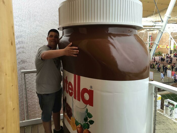 That Nutella Jar Is No Joke—It’s Basically a Chocolate Swimming Pool