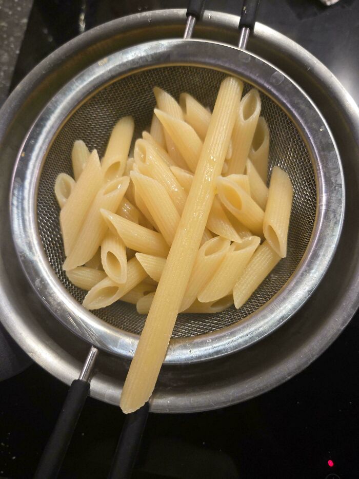 Penne Pasta, Now Serving XXL Portion Size