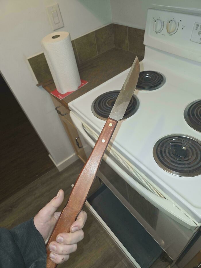 Handle for a Tiny Knife, but This Handle Means Business