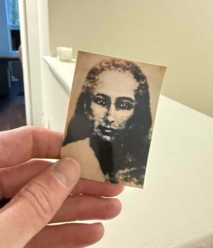 Found This Weird Picture Taped to a Switch in the Attic—No Clues Why