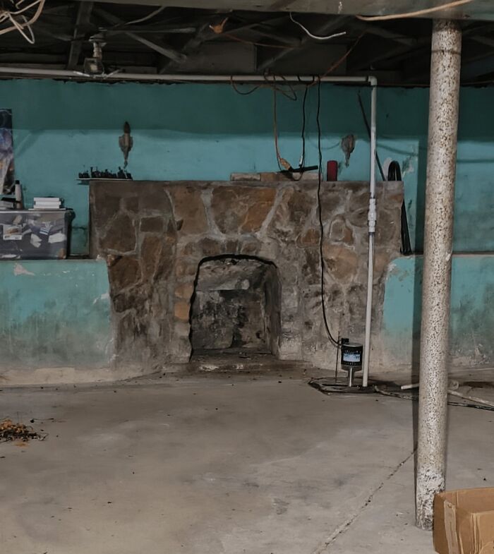 This Fireplace in My Basement Gives Me the Heebie-Jeebies